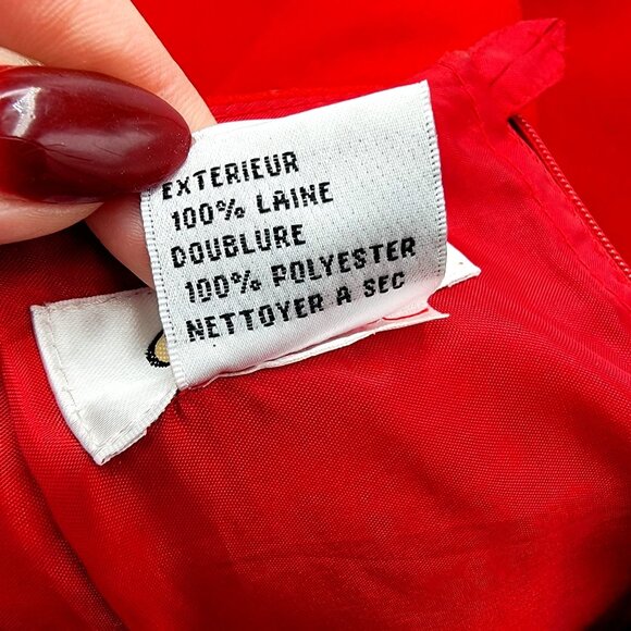 Talbots 100% Wool Wrap Skirt With Button Accents Size 10 - Picture 6 of 13